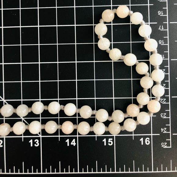 Vintage Natural Ombré Jade Tassel Necklace - Picture 7 of 17